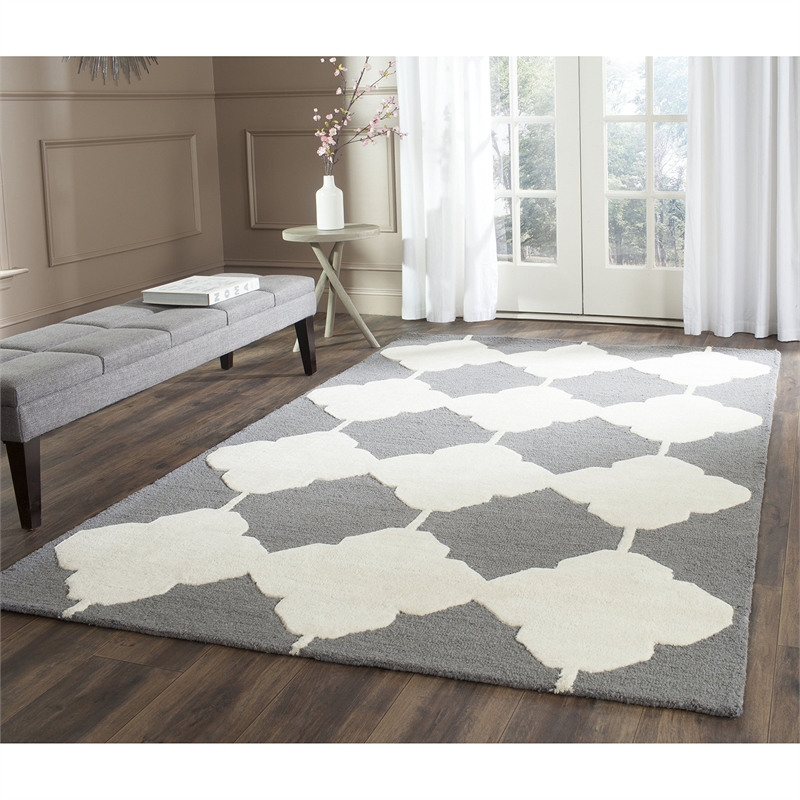 Safavieh Cambridge Dark Grey Transitional Rug - 8' x 10'