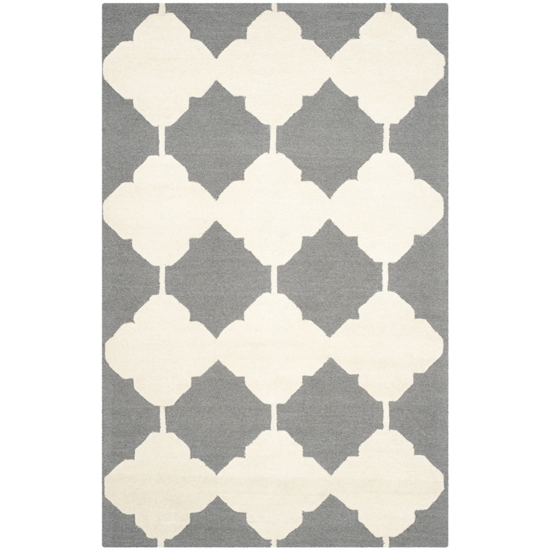 Safavieh Cambridge Dark Grey Transitional Rug - 8' x 10'