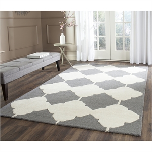 Safavieh Cambridge Dark Grey Transitional Rug - Square 6'