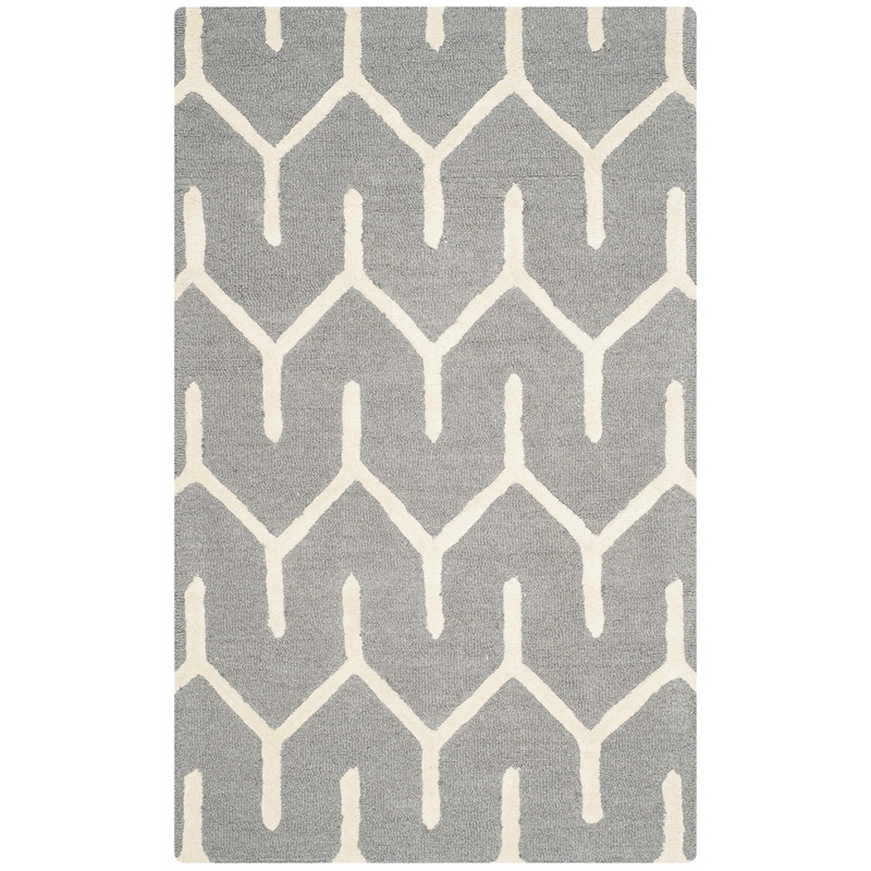 Safavieh Cambridge Dark Grey Transitional Rug - 5' x 8'