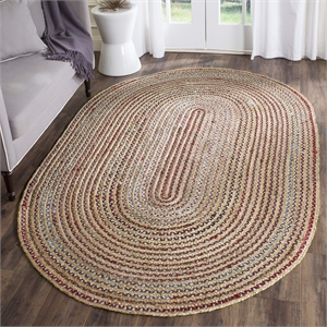 Safavieh Cape Cod Natural Contemporary Rug - Oval 5' x 8'