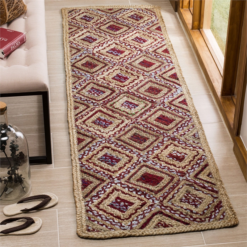 Safavieh Cape Cod Natural Contemporary Rug - Runner 2'3