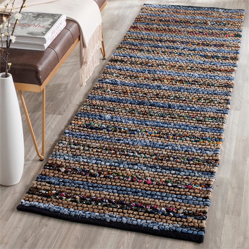Safavieh Cape Cod Blue Contemporary Rug - Runner 2'3