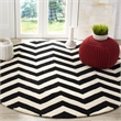 Safavieh Chatham Ivory Contemporary Rug - Round 5'