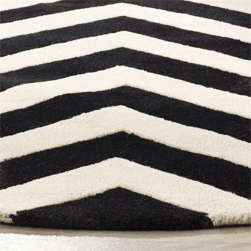 Safavieh Chatham Ivory Contemporary Rug - Round 5'