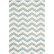 Safavieh Chatham 5' X 8' Wool Hand Tufted Rug in Blue / Ivory