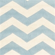 Safavieh Chatham 5' X 5' Square Wool Hand Tufted Rug in Blue / Ivory