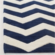 Safavieh Chatham 10' X 10' Square Wool Hand Tufted Rug in Navy / Ivory