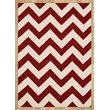 Safavieh Chatham 5' X 8' Wool Hand Tufted Rug in Red / Ivory