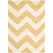 Safavieh Chatham 2' X 3' Wool Hand Tufted Rug in Gold / Ivory