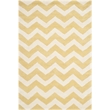 Safavieh Chatham 3' X 5' Wool Hand Tufted Rug in Gold / Ivory