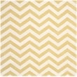 Safavieh Chatham 5' X 8' Wool Hand Tufted Rug in Gold / Ivory