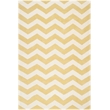 Safavieh Chatham 6' X 9' Wool Hand Tufted Rug in Gold / Ivory