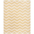 Safavieh Chatham 8' X 10' Wool Hand Tufted Rug in Gold / Ivory