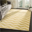 Safavieh Chatham 8' X 10' Wool Hand Tufted Rug in Gold / Ivory