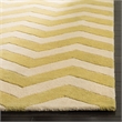Safavieh Chatham 8' X 10' Wool Hand Tufted Rug in Gold / Ivory