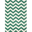 Safavieh Chatham 4' X 6' Wool Hand Tufted Rug in Teal / Ivory