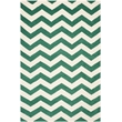 Safavieh Chatham 6' X 9' Wool Hand Tufted Rug in Teal / Ivory