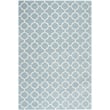Safavieh Chatham 6' X 9' Wool Hand Tufted Rug in Blue / Ivory