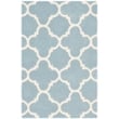 Safavieh Chatham 9' X 9' Round Wool Hand Tufted Rug in Blue / Ivory