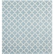 Safavieh Chatham 9' X 9' Round Wool Hand Tufted Rug in Blue / Ivory