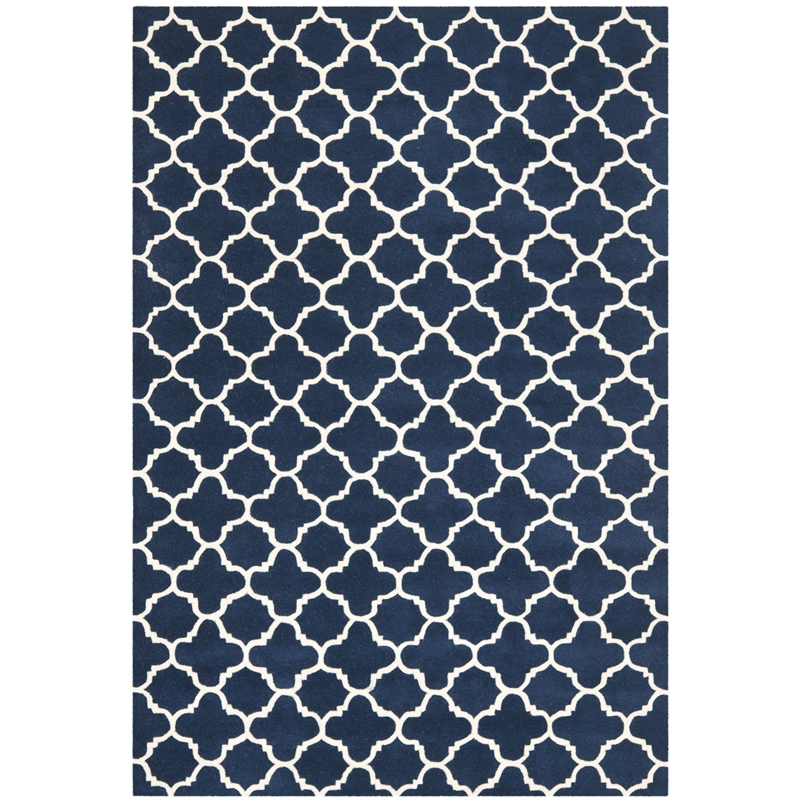 Safavieh Chatham Dark Blue Contemporary Rug - 6' x 9'