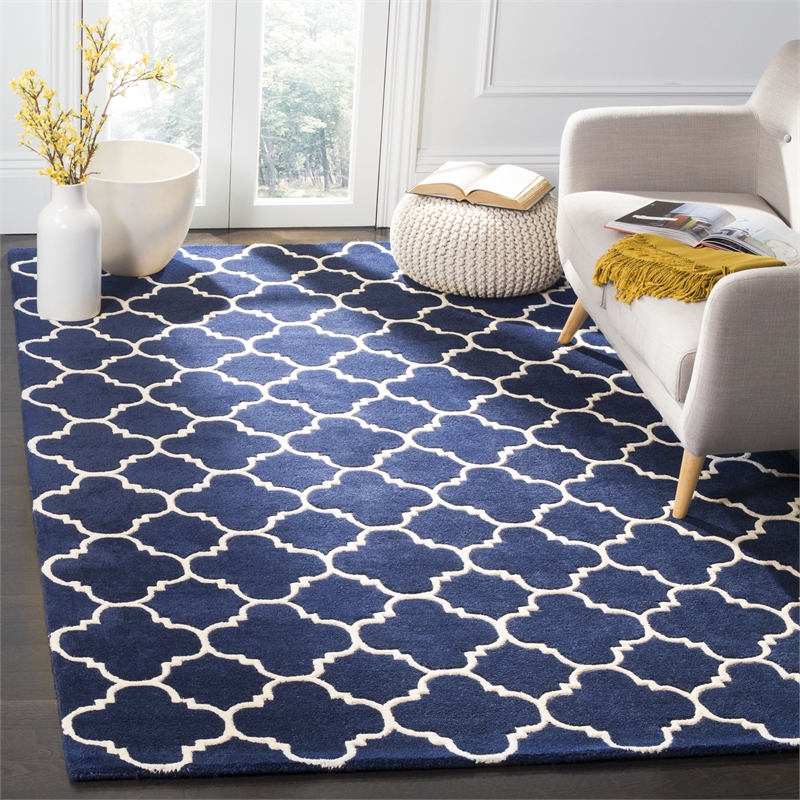 Safavieh Chatham Dark Blue Contemporary Rug - 7'6