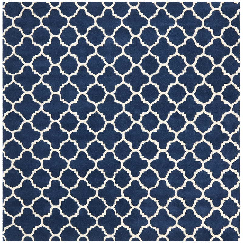 Safavieh Chatham Dark Blue Contemporary Rug - Square 7'