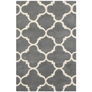 Safavieh Chatham Dark Grey Contemporary Rug - 2' x 3'