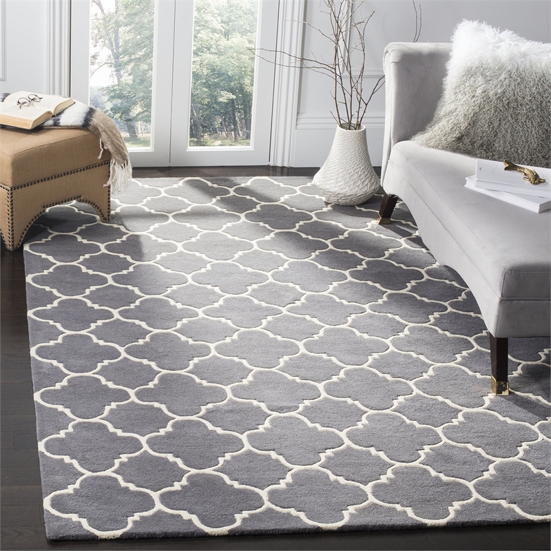 Safavieh Chatham Dark Grey Contemporary Rug - 5' x 8'