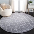 Safavieh Chatham Dark Grey Contemporary Rug - Round 7'