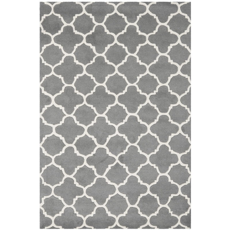 Safavieh Chatham Dark Grey Contemporary Rug - Runner 2'3