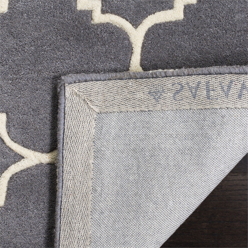 Safavieh Chatham Dark Grey Contemporary Rug - Square 7'