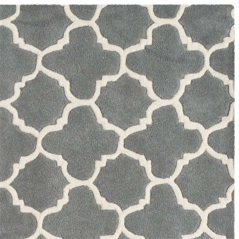 Safavieh Chatham Dark Grey Contemporary Rug - Square 7'