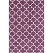 Safavieh Chatham 4' X 6' Wool Hand Tufted Rug in Purple / Ivory