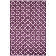 Safavieh Chatham 6' X 9' Wool Hand Tufted Rug in Purple / Ivory