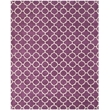Safavieh Chatham 8' X 10' Wool Hand Tufted Rug in Purple / Ivory