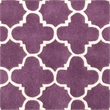 Safavieh Chatham 7' X 7' Square Wool Hand Tufted Rug in Purple / Ivory