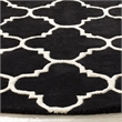 Safavieh Chatham Black Contemporary Rug - Round 7'
