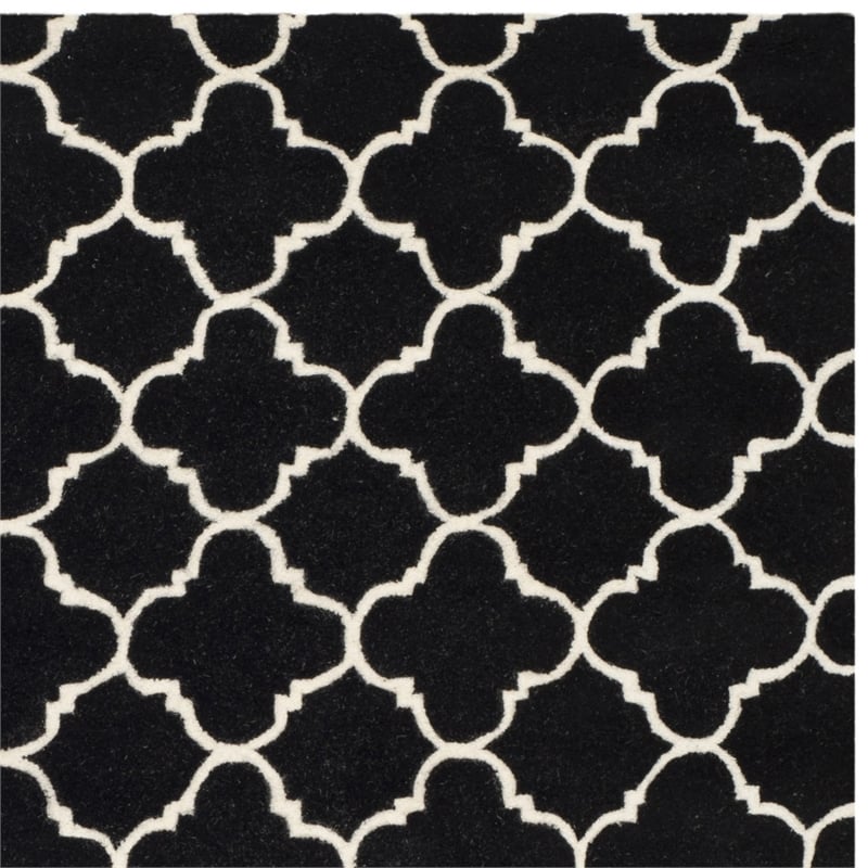 Safavieh Chatham Black Contemporary Rug - Square 7'