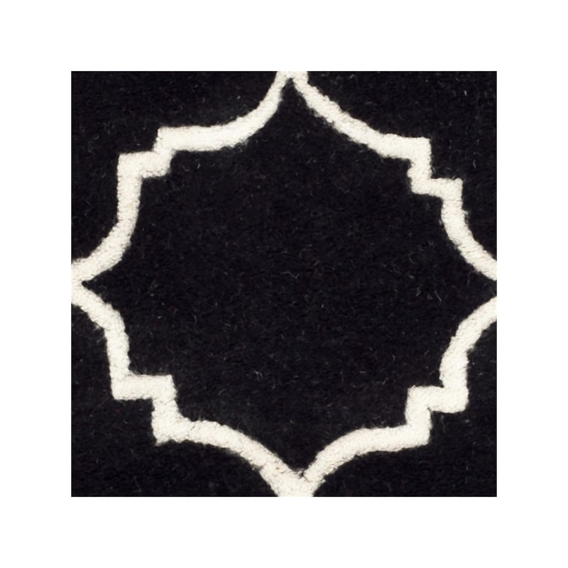 Safavieh Chatham Black Contemporary Rug - Square 7'
