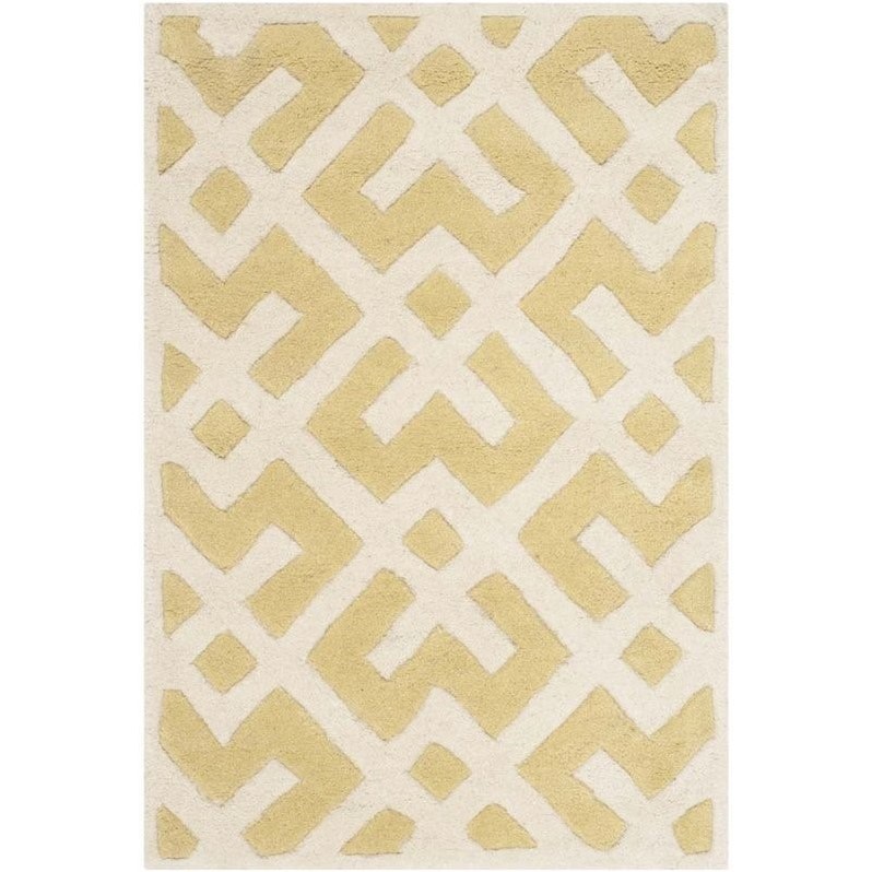 Safavieh Chatham Light Gold Contemporary Rug 3' x 5' eBay