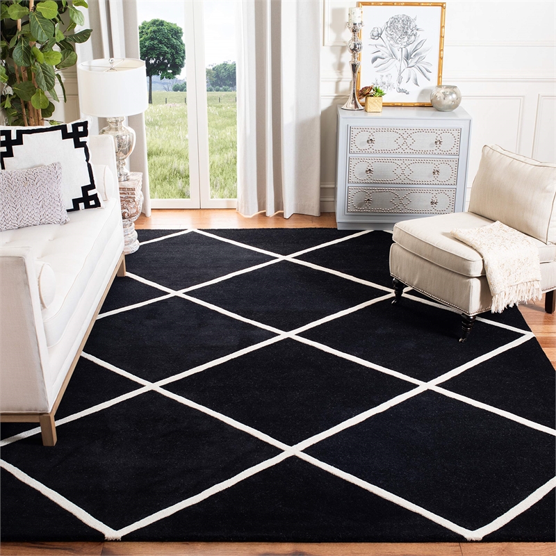 Safavieh Chatham Black Contemporary Rug - 6' x 9'