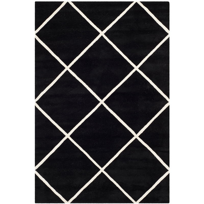 Safavieh Chatham Black Contemporary Rug - 6' x 9'