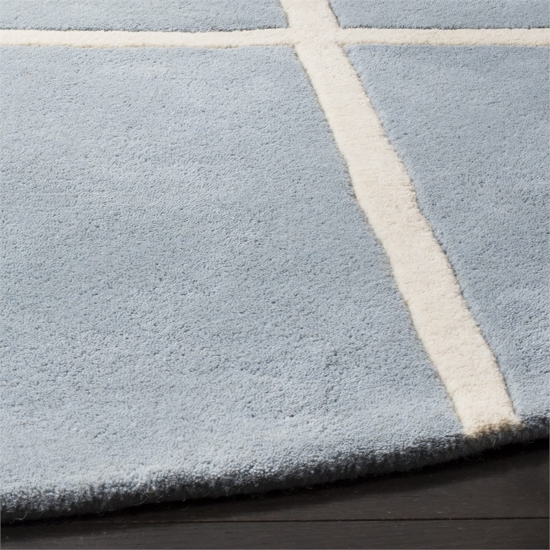 Safavieh Chatham Black Contemporary Rug - Round 7'
