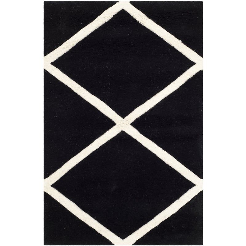 Safavieh Chatham Black Contemporary Rug - Runner 2'3