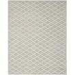 Safavieh Chatham 9' X 12' Wool Hand Tufted Rug in Light Blue / Ivory