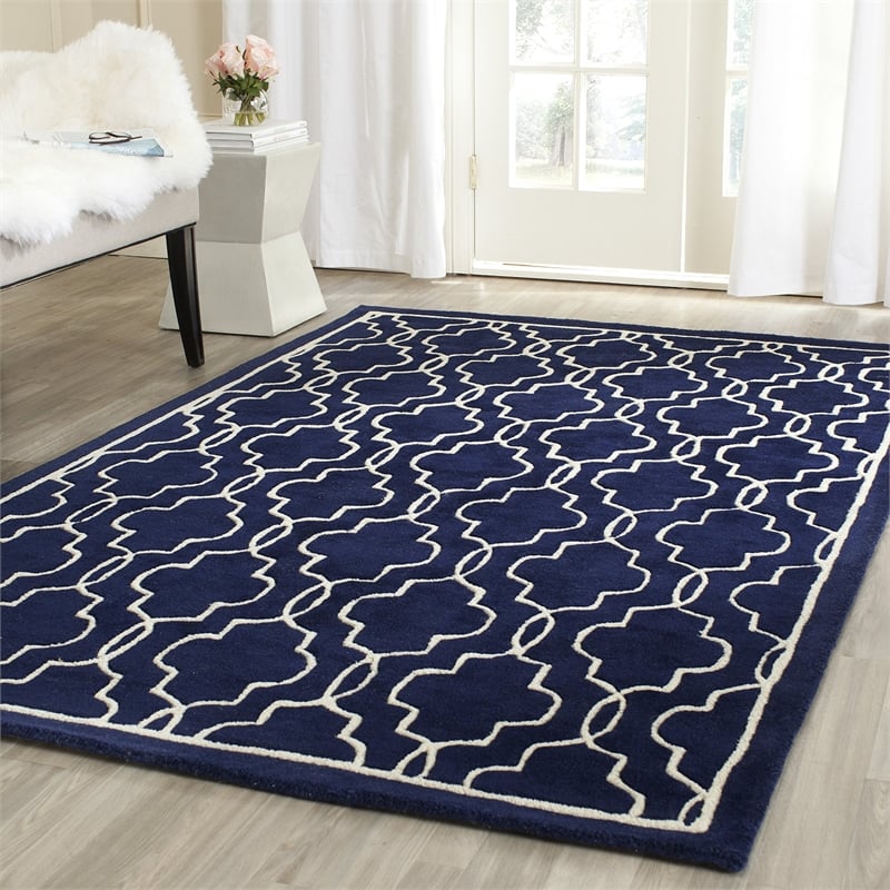 Safavieh Chatham Dark Blue Contemporary Rug - 8' x 10'