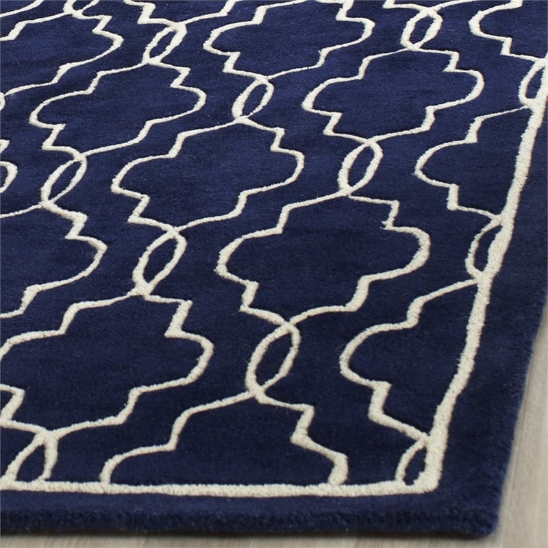 Safavieh Chatham Dark Blue Contemporary Rug - 8' x 10'