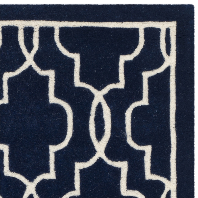 Safavieh Chatham Dark Blue Contemporary Rug - Square 5'